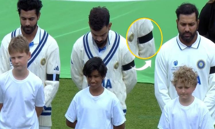 IND vs AUS, WTC Final: काली पट्टी बांधकर उतरे भारत और ऑस्ट्रेलिया के खिलाड़ी, जाने क्या है वजह