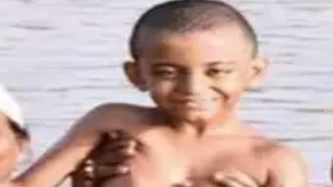 Seven year old boy sets swimming record