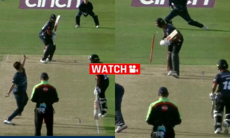 Zaman Khan, T20 Blast: इंग्लैंड में चमका पाकिस्तानी मलिंगा, घातक यॉर्कर से मचाई तबाही; देखें VIDEO