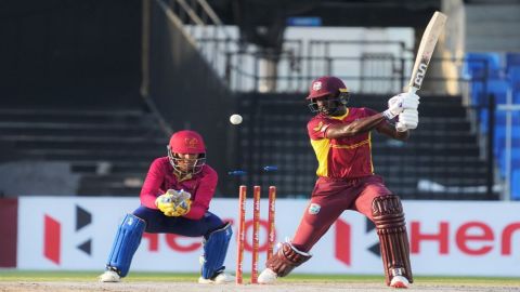 UAE v WI, 2nd ODI: A good total on the board with a last minute burst from Odean Smith!