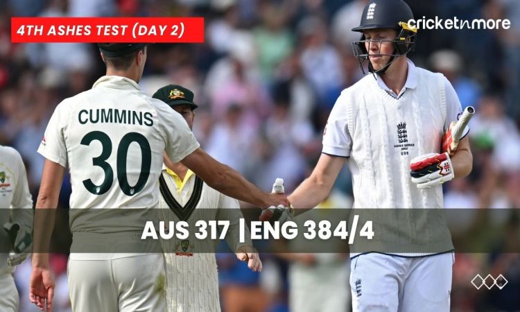 England vs Australia 4th Ashes Test Day 2 Report