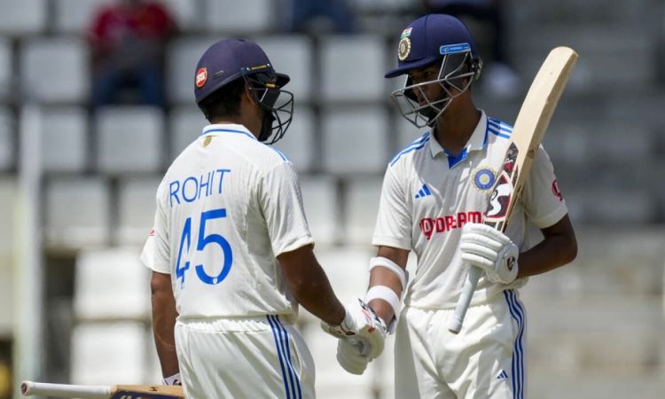India dominates West Indies with Jaiswal, Rohit's century, 162 lead
