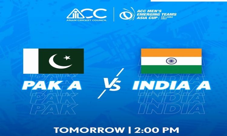 India A Face Pakistan A In ACC Men’s Emerging Asia Cup 2023 On Wednesday