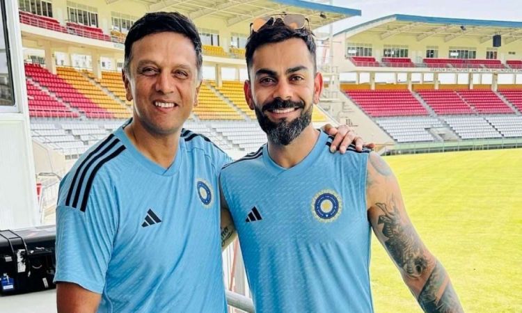 Kohli shares emotional post with Dravid ahead of Dominica Test!