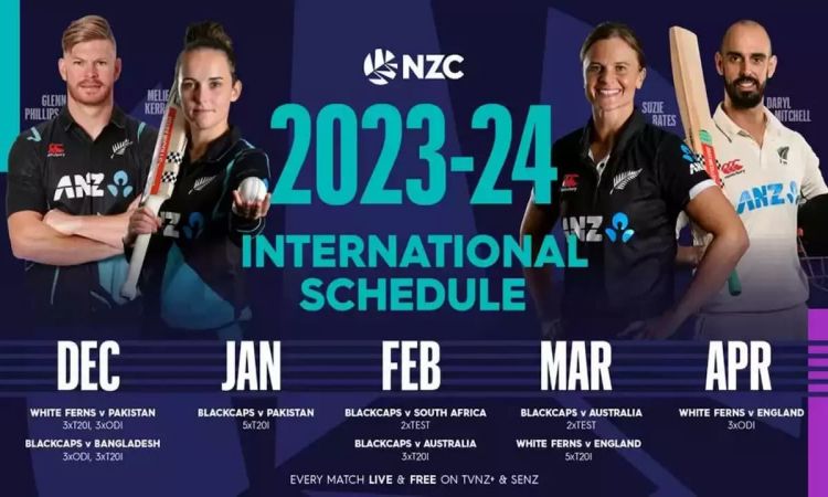 New Zealand to host South Africa, Australia, Pakistan, Bangladesh this summer