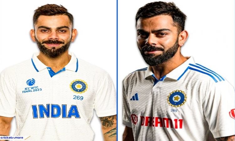 India’s new Test jersey for West Indies tour draws netizens’ ire!