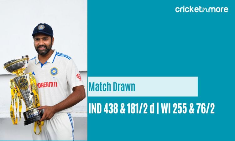 India vs West Indies Second Test Ended In Draw