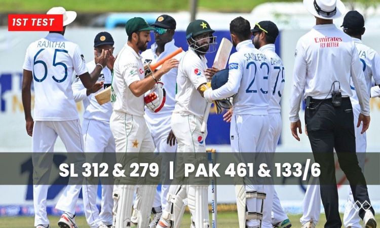 Pakistan Beat Sri Lanka By Four Wickets In 1st Test