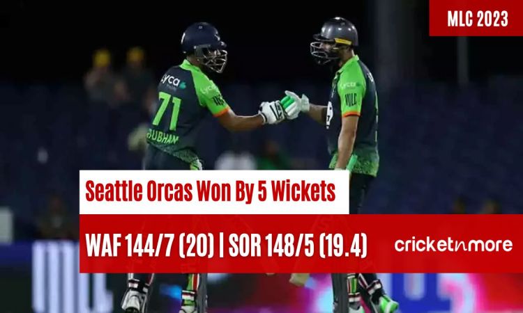 Seattle Orcas Beat Washington Freedom By 5 Wickets