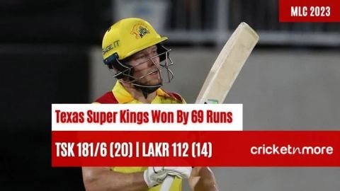 MLC 2023: Texas Super Kings Beat Los Angeles Knight Riders By 69 Runs