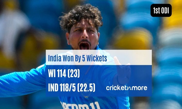 India beat West Indies by five wickets in first odi