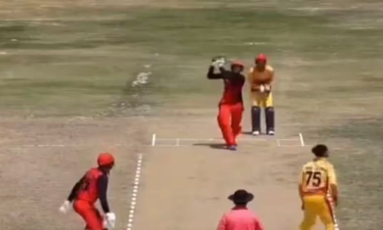 21 साल के अफगानी खिलाड़ी ने मारे एक ओवर में 7 छक्के, 1 ही ओवर में बना दिए 48 रन