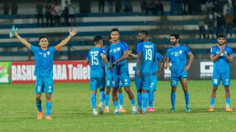 Indian men's football team rises to 99 in FIFA rankings