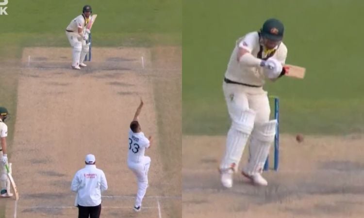 मार्क वुड के सामने कांपे ट्रेविस हेड के पैर, इंग्लिश गेंदबाज़ ने डराकर गिराया विकेट; देखें VIDEO