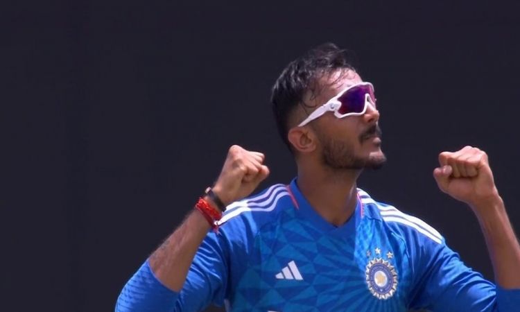 3rd T20I: अक्षर ने शानदार गेंद डालते हुए मेयर्स को बनाया अपना शिकार, देखें वीडियो 