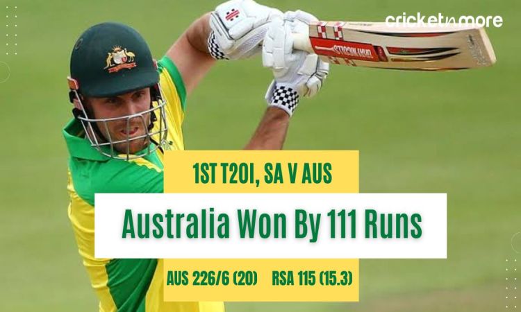Australia Beat South Africa By 111 Runsa in first t20I