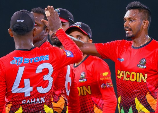 LPL 2023: B-Love show no love for Jaffna as they race to the finals with another win! எல்பிஎல் 2023: ஜாஃப்னா கிங்ஸை வீழ்த்தி பி லௌவ் கண்டி த்ரில் வெற்றி!