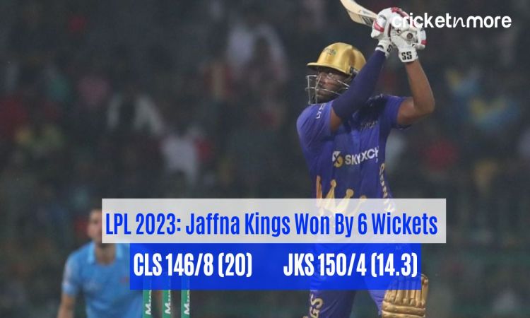 Colombo Strikers Vs Jaffna Kings Scorecard