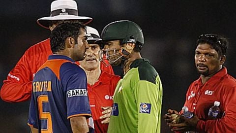 When Gautam Gambhir Kamran Akmal went loggerheads in asia cup 2010 clash