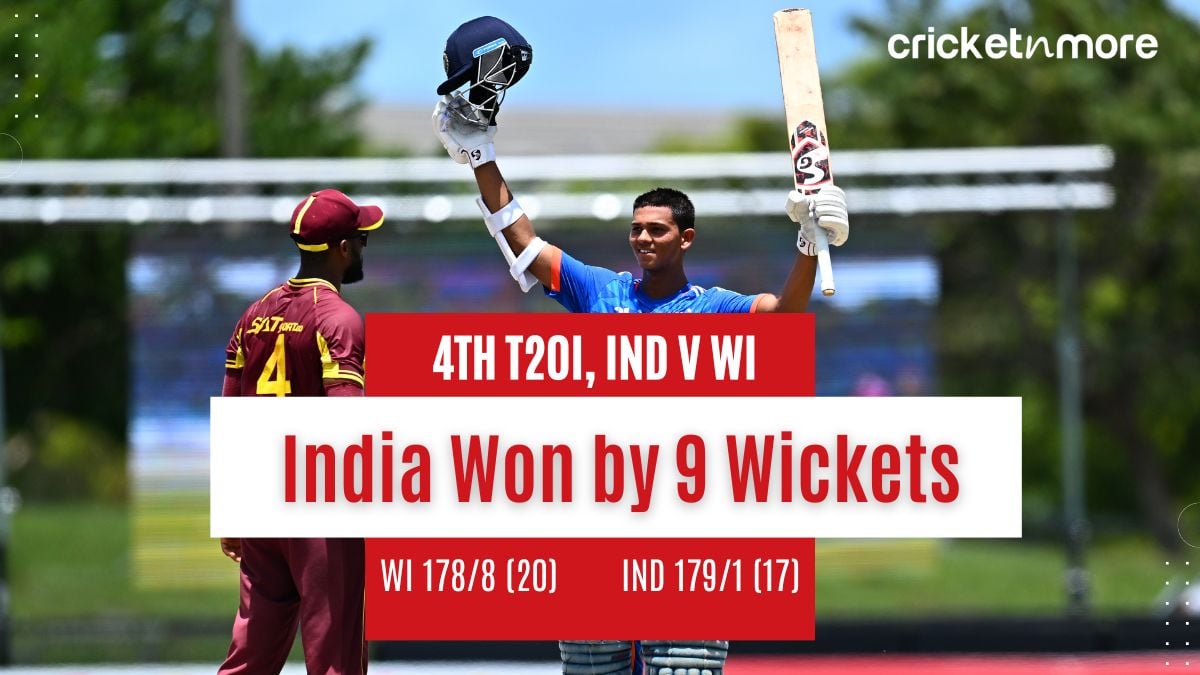 West Indies vs India T20 4th T20I Live Score at Central Broward