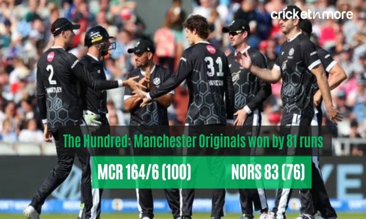 Manchester Originals Vs Northern Superchargers Scorecard