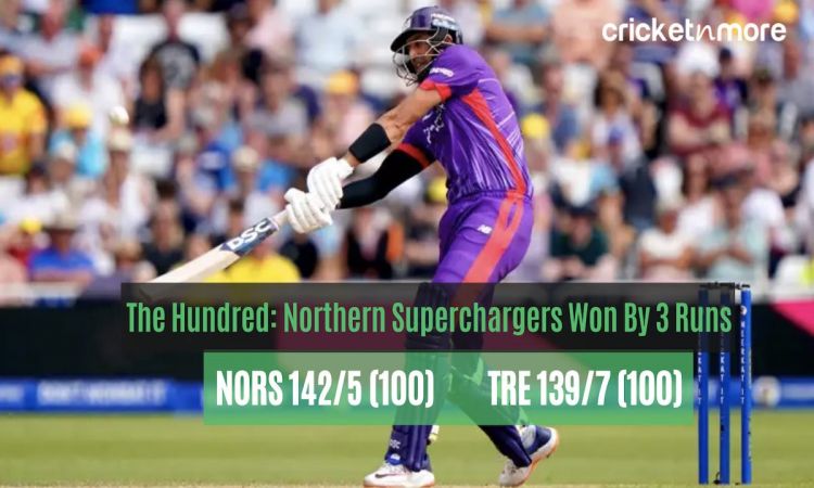 Northern Superchargers Vs Trent Rockets Scorecard