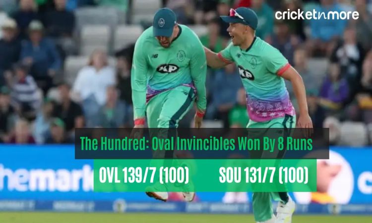 The Hundred Scorecard, Oval Invincibles Vs Southern Brave Scorecard