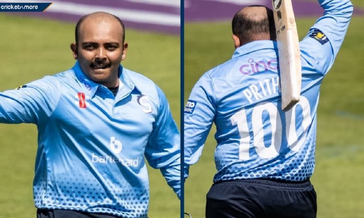 Prithvi Shaw is the first player to score a List-A double century for 2 different teams