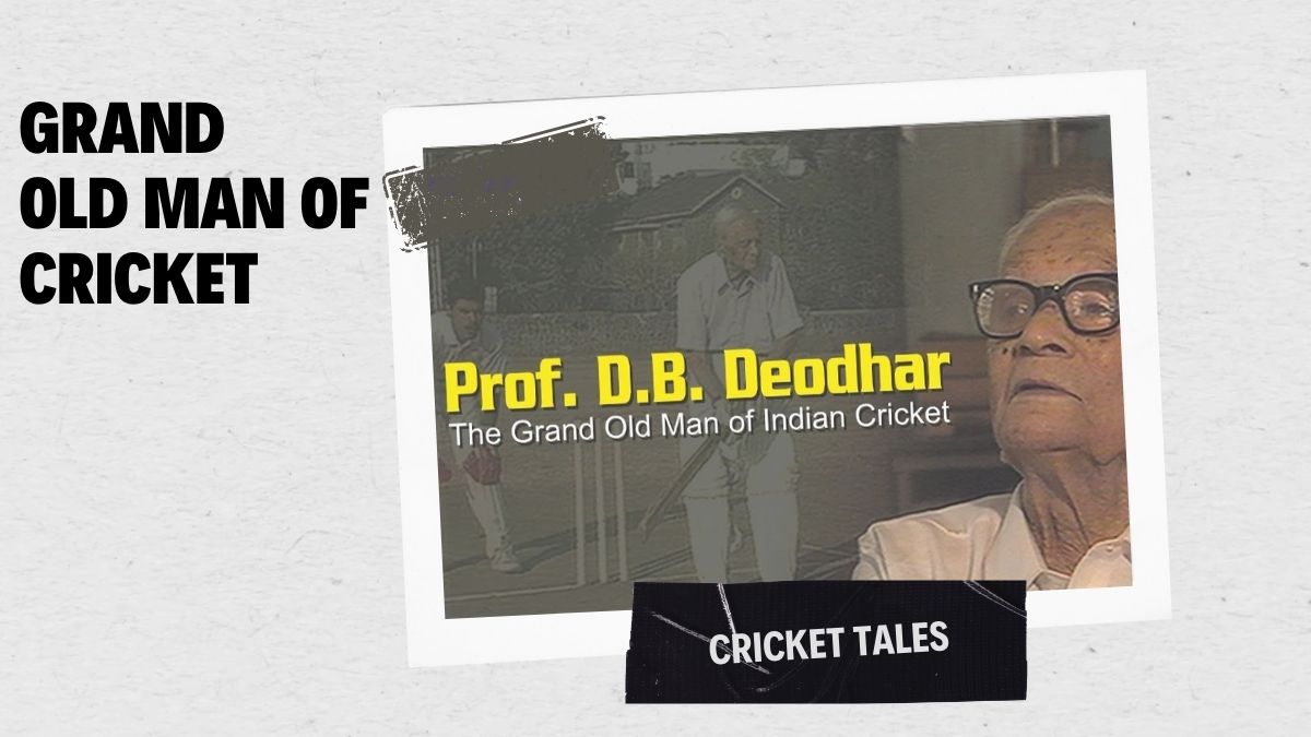 Cricket tales Deodhar Trophy Story Professor D.B. Deodhar