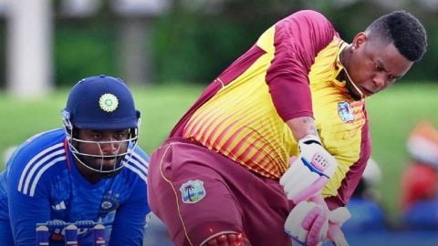 WI v IND: Shimron Hetmyer's Fantastic 61 Leads West Indies To 178/8 Against India