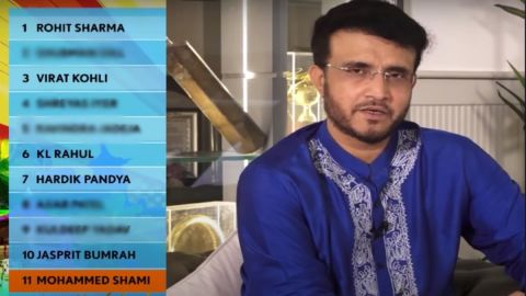 Sourav Ganguly ने एशिया कप के लिए चुनी इंडियन XI, मोहम्मद सिराज को किया बाहर