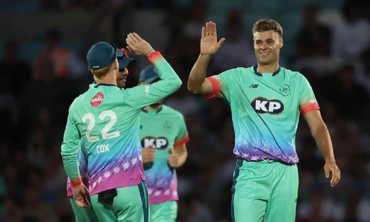 Spencer Johnson takes three wickets for one run on The Hundred debut