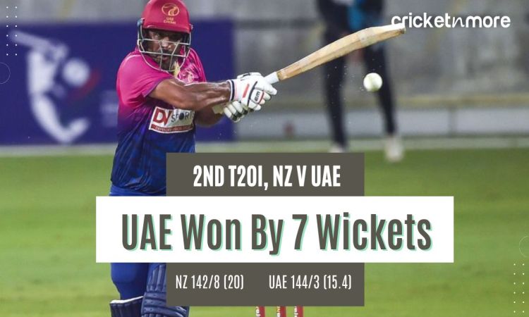 NZ v UAE 2nd T20I Scorecard