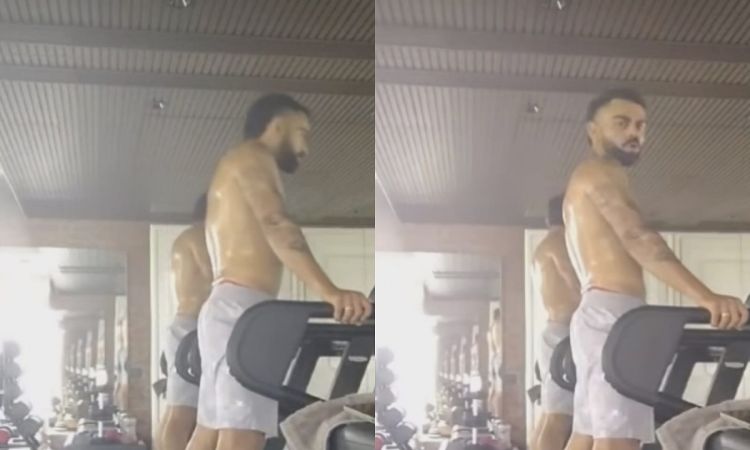 'Chutti Hai Fir Bhi..': Virat Kohli Sweats It Out On A Treadmill On Independence Day