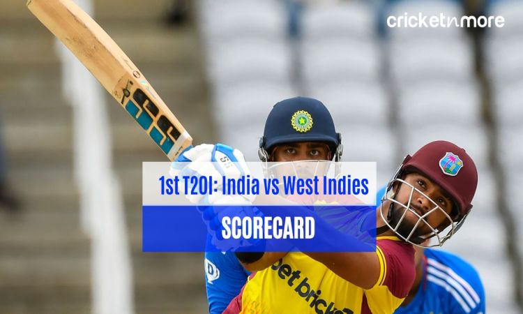 West Indies Post 149-6 In 1st T20 Against India