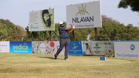 Coimbatore Open golf: Manish Thakran’s 66 propels him into joint lead with two others at halfway sta