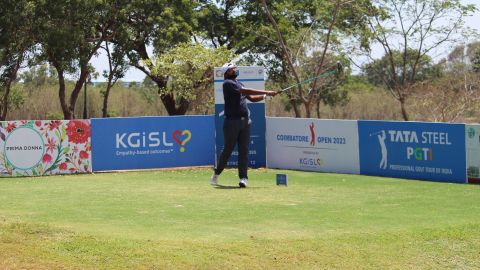 Coimbatore Open: Manish Thakran surges into two-shot lead; Om Prakash; Aryan Roopa Anand give chase