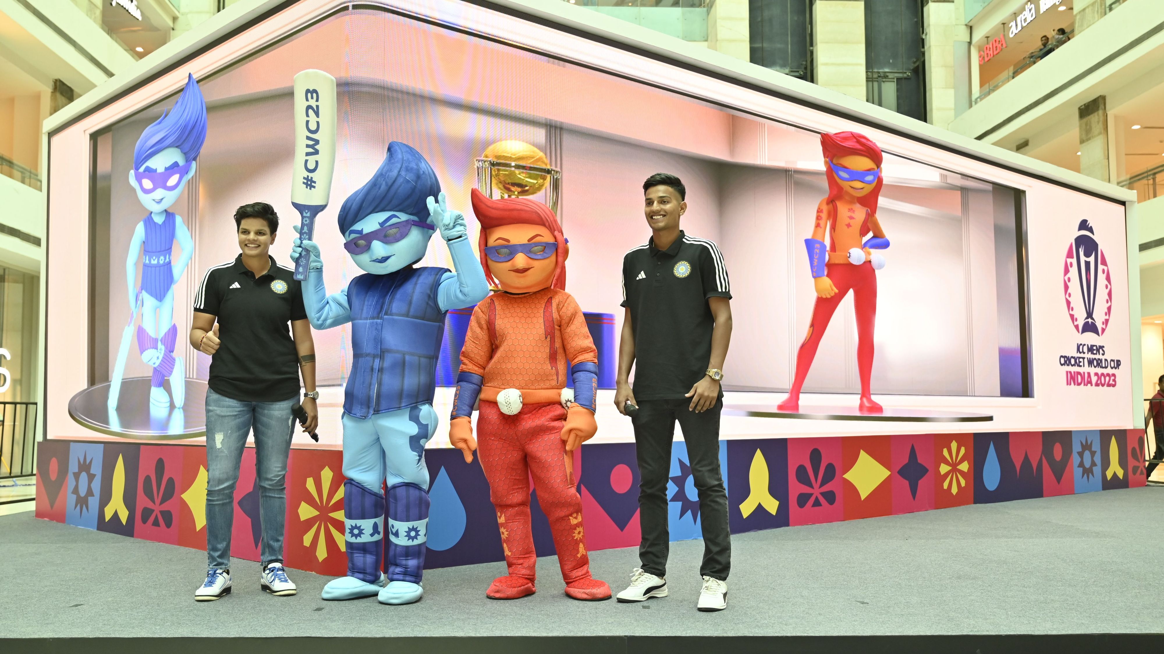 ICC Launches Vibrant Mascot For Men's ODI World Cup In India, To Engage