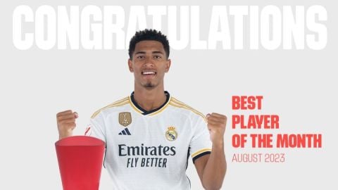 Jude Bellingham is La Liga's Player of the Month for August 2023