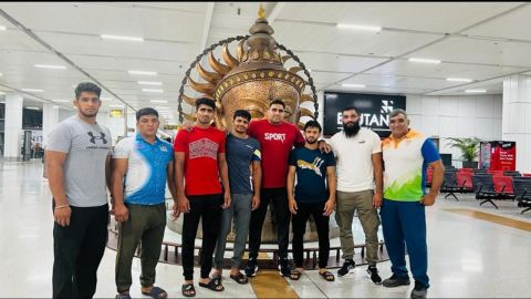 Ministry sends Hangzhou-bound Greco-Roman wrestlers to Romania for special training camp and competi