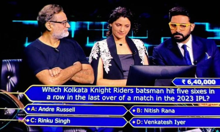 'कौन बनेगा करोड़पति' में पूछा गया रिंकू सिंह से जुड़ा सवाल, 6.40 लाख के सवाल का बच्चे-बच्चे को पता ह