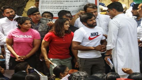 Sachin Pilot, wrestlers' protest, jantar mantar