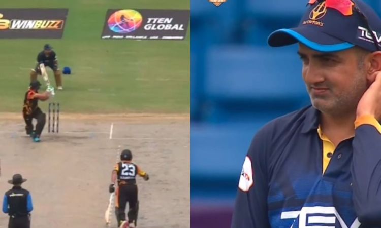 VIDEO: शाहिद अफरीदी ने बनाए 12 गेंदों में तूफानी 37 रन, बैटिंग देखकर उतर गया गौतम गंभीर का चेहरा