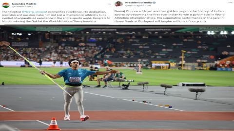 'Symbol of unparalleled excellence',  Prez Murmu, PM Modi congratulate Neeraj Chopra