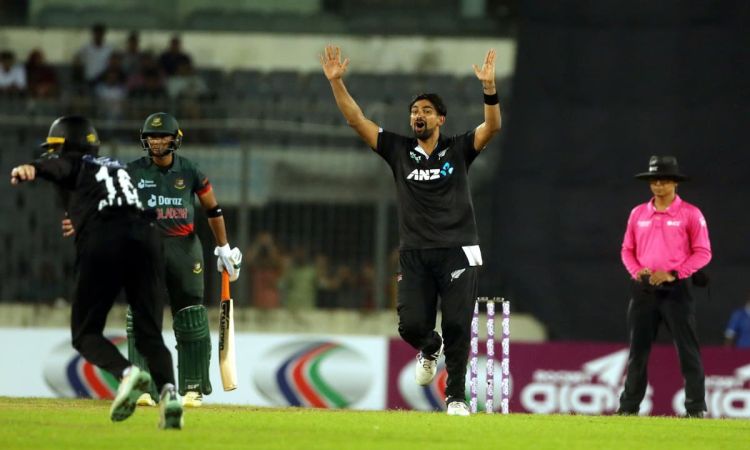 2nd ODI: सोढ़ी के शानदार ऑलराउंड प्रदर्शन की मदद से न्यूज़ीलैंड ने बांग्लादेश को 86 रन से हराया 