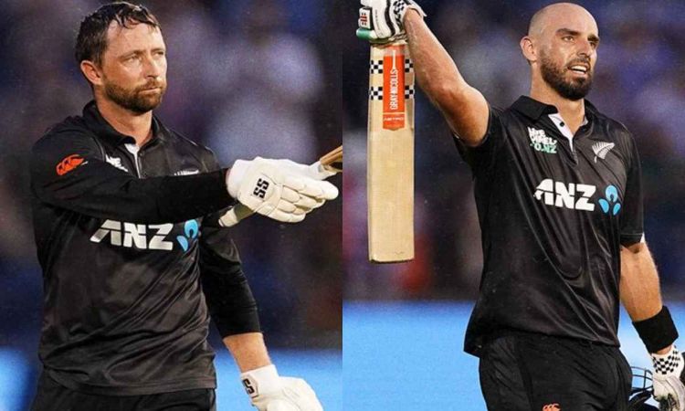 Devon Conway Daryl Mitchell creates history against england at cardiff