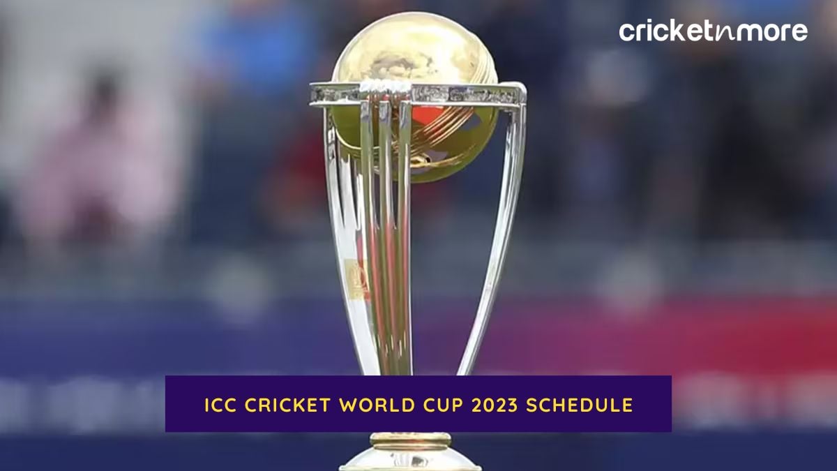 ICC Cricket World Cup 2023 Full Schedule