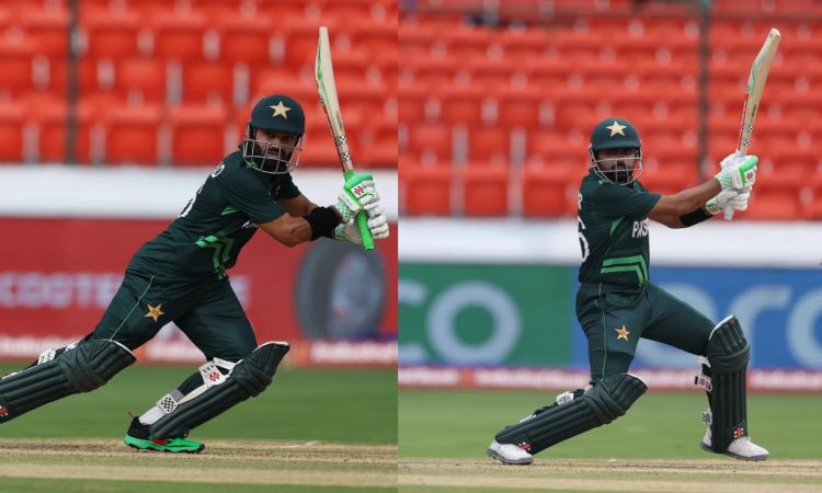 World Cup 2023: तीसरे वार्म अप मैच में रिजवान ने शतक और बाबर-शकील ने जड़े पचासे, पाक ने कीवी टीम को दिया 346 रन का लक्ष्य