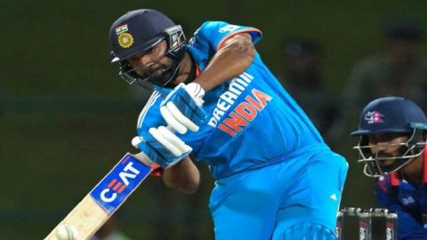 Rohit Sharma breaks Sachin Tendulkar and Virat Kohli's Asia Cup record