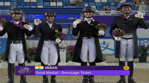 Asian Games: India make history, claim first gold medal in Team Dressage (Ld)